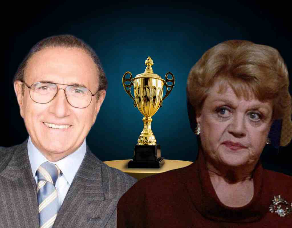 Pippo Baudo e Angela Lansbury