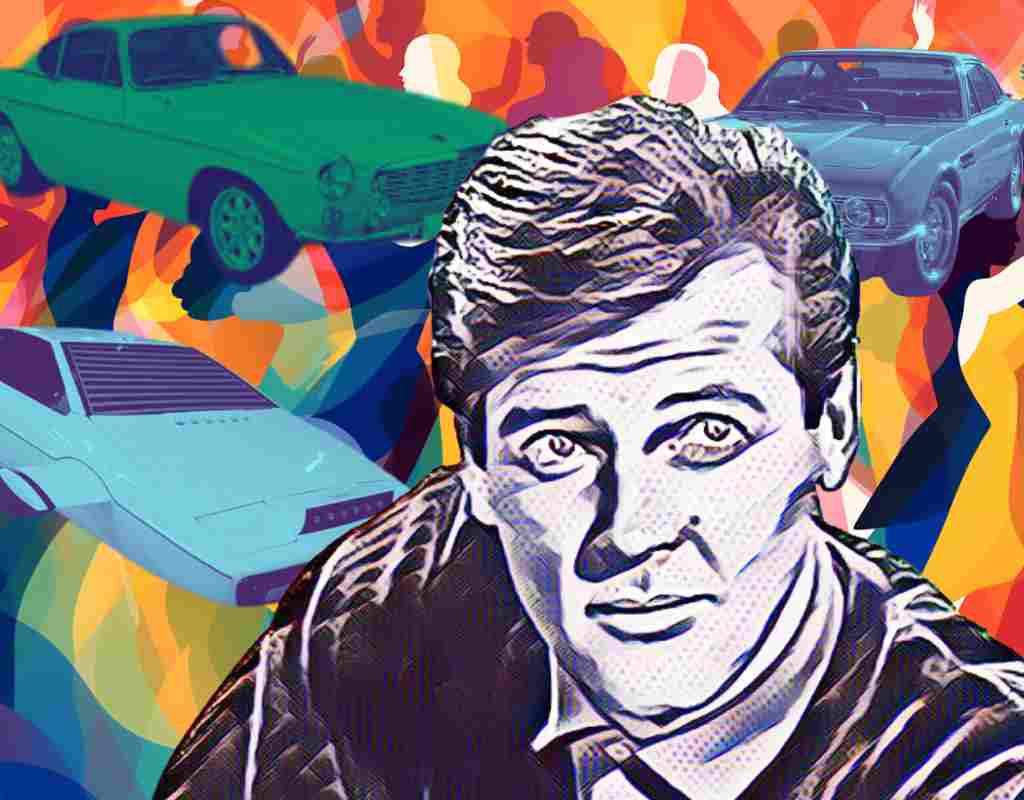 Roger Moore: molti volti, tante auto