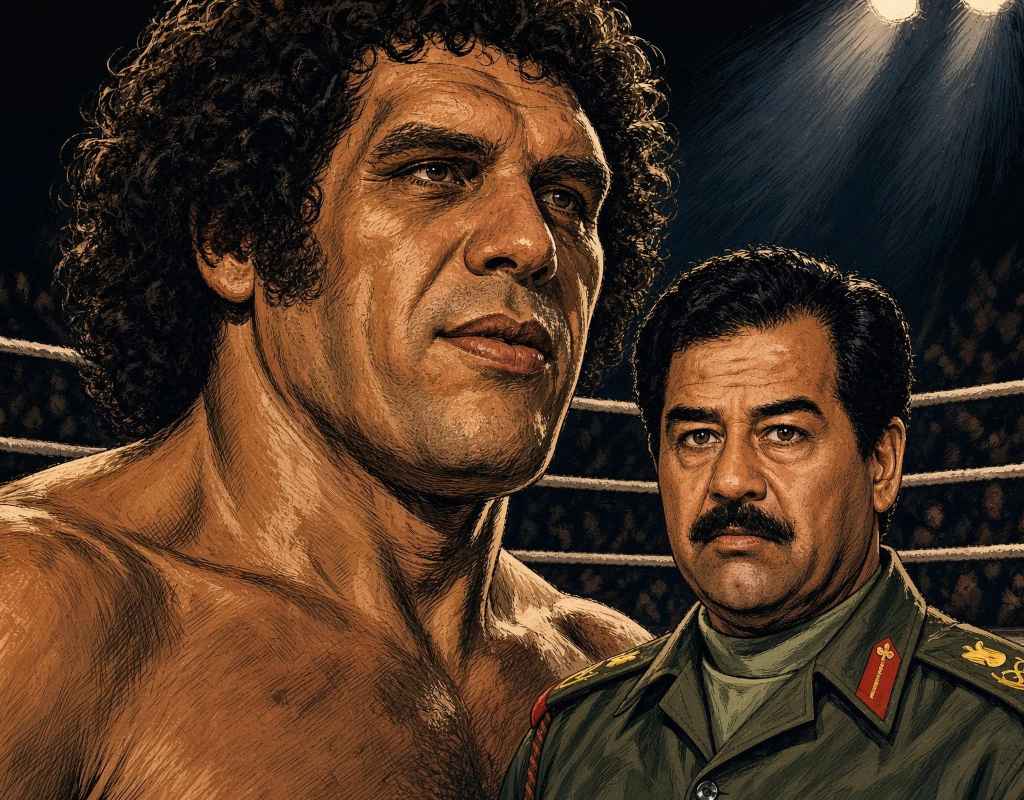 Saddam e André The Giant