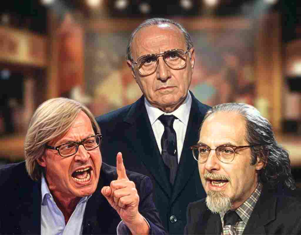 Sgarbi, Baudo e D'Agostino